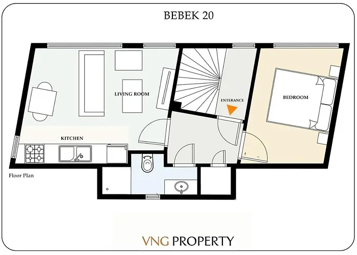 Modern Bright Cozy 1bed1bath Hidden Gem! #79 아파트 이스탄불